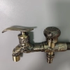 dragon 1 in 2 out retro old style faucet graden tap