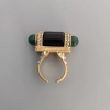  personality artificial diamonds ring for man lady