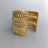 colorful artificial diamonds golden color bracelet bangles