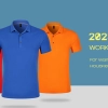 2023 high quality company work uniform customization logo waiter tshirt