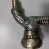 Europe hot sale old-fashioned alloy dragon pattern faston faucet yard water tap
