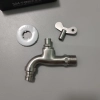 key lockable outdoor faucet slow on basin tap