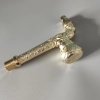 golden plating lengthen retro old style faucet tap