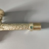golden plating lengthen retro old style faucet tap