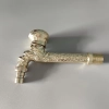 golden plating lengthen retro old style faucet tap