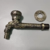 mid-length dragon design basin faucet fast on tap