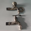 G1/2 dragon pattern metal alloy sink fast on tap garden faucet