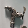 G1/2 dragon pattern metal alloy sink fast on tap garden faucet