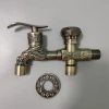dragon 1 in 2 out retro old style faucet graden tap